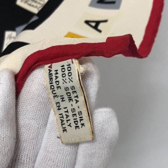 CHANEL Multi-design CC Mark No.5 Apparel Large Stole/Shawl Vintage Shawl Scarf - Picture 2 of 15